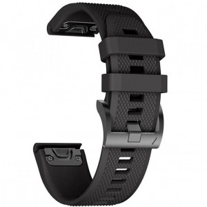  Ремешок Tech-Protect Smooth для Garmin Fenix 3 | 5X | 3HR | 5X Plus | 6X | 6X Pro | 7X Black (5906735412598)